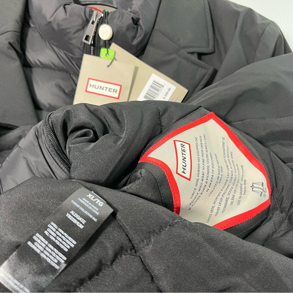 Hunter Aldgate Insulated Water & Windresitant Blazer Twofer Jacket - Black - Picture 15 of 16